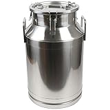BoTaiDaHong 40L/10Gallon Stainless Steel Milk Can