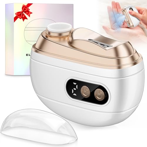 Electric Nail Clipper with LED Light and Storage