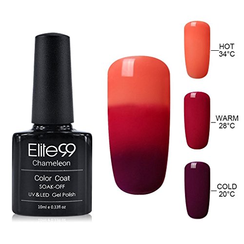 Elite99 10ML UV LED Thermal Temperature Color Changing Gel Nail Polish Soak Off Nail Lacquer 4204 Elite99 10ML UV LED Thermal Temperature Color Changing Gel Nail Polish Soak Off Nail Lacquer 4204