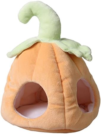 BbearT® Pet House Bed,Small Pet Hamster Hanging Bed House Hammock Cute Furit Warm Fleece Bed Guinea Pig Hedgehog Chinchilla Bed House Cage Nest Hamster Small Animals House (Green Apple) - Image 5
