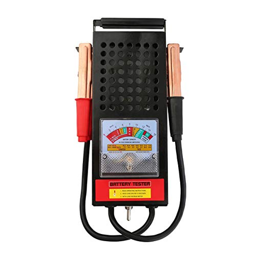 Huldaqueen Lightweight Battery Tester 100A Load Mechanics 6V 12V Car Truck Battery Testing Tool Durable Automotive Supplies