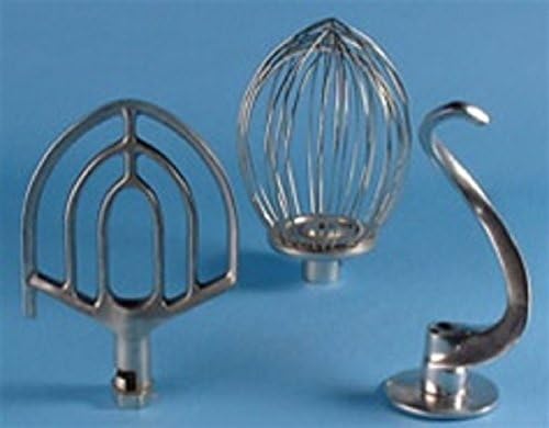 Fma Omcan 30 QT Dough Hook, Beater Paddle, Wire Whip For Hobart Mixer