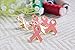 Juvale Breast Cancer Awareness Lapel Pins Featuring Pink & Hope Ribbons for Charity Recognition at Public Events, Fundraisers, Survivor Campaigns - 1.2 x 0.6 Inches, Pack of 24