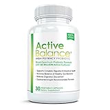 Active Balance Pharmaceutical Grade Probiotic Supplement Capsules, 30 Count