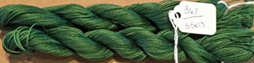 FLOCHE-DMC COTON FLOCHE A BRODER-COLOR-367-MEDIUM GREEN