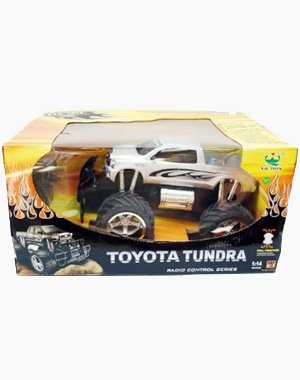1:14 Licensed Toyota Tundra Electric Radio Remote Control RC Monster Truck (Silver)