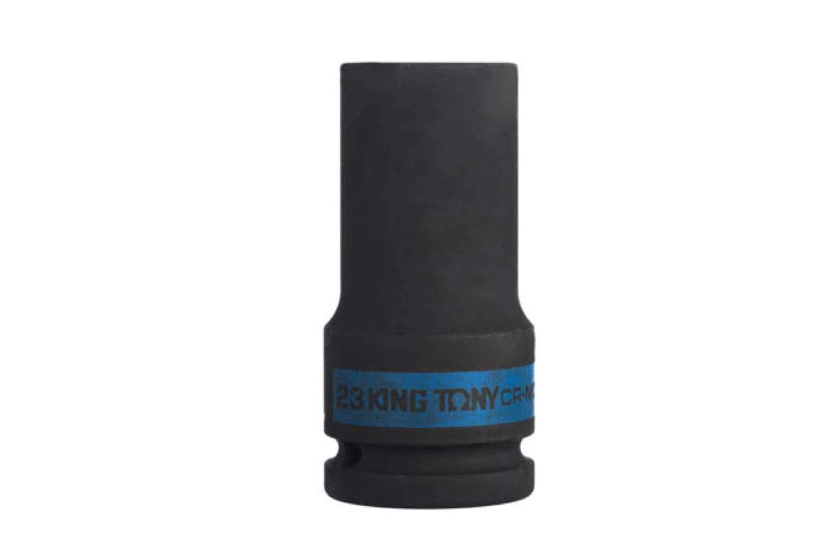 KING TONY 643523M Socket De Impacto Long 3/4" 23mm for DIYers & Professionals, Built for Repair and Installation tasks, 23mm