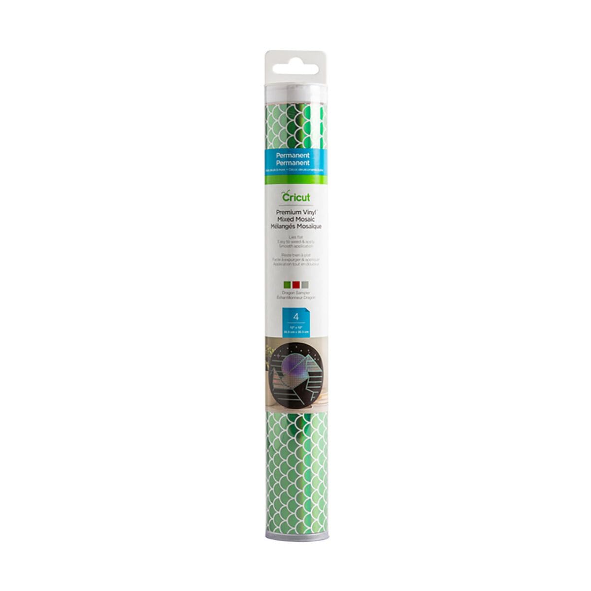 Cricut Premium Vinyl Mosaic Sampler, Dragon – Permanent