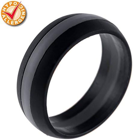 Men's Silicone Wedding Ring ✰ Crossfit, Weightlifting, Rock Climbing, All Outdoors & Active Lifestyles ✰ Show Your Commitment Always, It’s That Easy ✰ We Promise Satisfaction