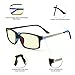 GAMEKING Ultra 9061 Blue Light Blocking Computer Glasses Gaming Glasses with TR90 Frame Amber Tint Lens for Digital Eye Strain Relief Better Sleep