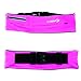 Running Belt Best Waist Pack: Fanny Pouch Waistband Case (Pink Sport Fit) Holds All Cell Phones Sports Fitness Holder Bag fits Women Men Jog Runners With Water Resistant Zipper Pocket All Waist Sizes