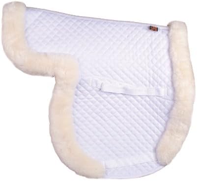 ECP Sheepskin Semi Lined All Purpose Saddle Pad - Cream