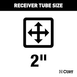 CURT 13049 Class 3 Trailer Hitch, 2-Inch