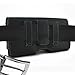 Leather Carrying Protective Case Holster Belt Clip and Loops for ZTE Axon M Devices - (Pouch Dimension: 6.20 x 3.20 x 0.60 inch)