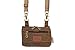 Bikers Clipon Fanny pack Jeans Loop Hanging Pouch Canvas Purse Smart Phone Crossbody Bag (Mocha 53LB)