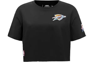 PRO STANDARD Womens NBA Classic Chenille Cotton Short Sleeve Boxy Tee