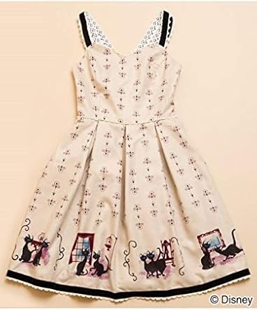 Amazon Secret Honey シークレットハニー レトロワンピース わんわん物語ver ブルー M ワンピース チュニック 通販