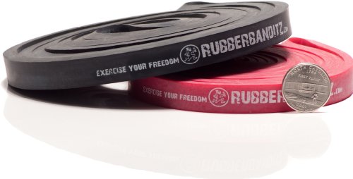 UPC 610696519252, Rubberbanditz 41 inch Continuous Loop Pull Up Assistance / CrossFit Band Set - - Medium, Heavy Bands - 20 - 85 lbs (9 - 39 kg) with Pullup PDF