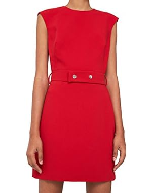Mango Women's Detachable Belt Dress