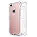 [New 2017 Model] MobilePal Qi Wireless Charger Case for iPhone 7 Plus and iPhone 6(s) Plus [Ultra Slim / Crystal Clear Bumper / Reinforced Corners / 1A Qi Wireless Charging] (Rose Gold)