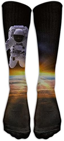 The Entire UniverseWomen Creative Comfortable Knee High Athletic Knee High Socks Christmas