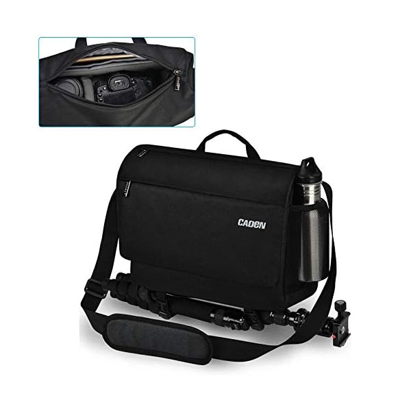 camera messenger bag with tripod holder