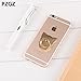 PZOZ Cell Phone Finger Ring Movie Grip Universal Smartphone Dock Car Mount/Sticky Stand/Holder/Kickstand for iPhone 7 6 Plus--Cat (Metal Gold)