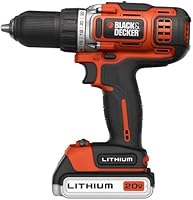 Black & Decker BDCDHP220SB-2 20V Max Lithium Drill Driver with 2 Batteries