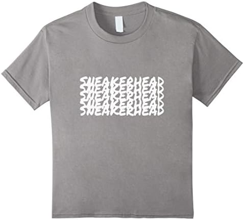 Kids Sneakerhead prints T-Shirt 8 Slate