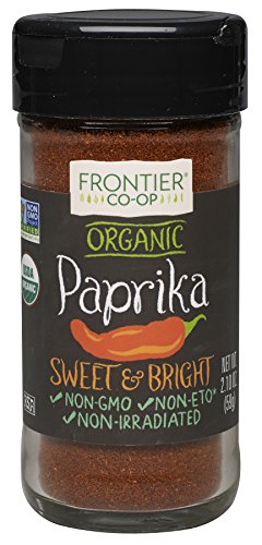 Frontier Spices, Organic Ground Paprika, 2.1 Ounce (Pack of 3)