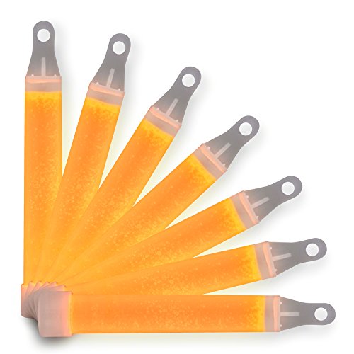 4" ORANGE Mini Glow Sticks (Set of 50)