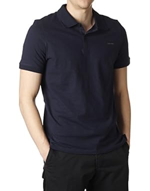 Calvin Klein Men's 2 Button Cotton Polo Shirt Short Sleeve