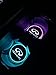 Bearfire Car Logo LED Cup Pad led cup coaster USB Charging Mat Luminescent Cup Pad LED Mat Interior Atmosphere Lamp Decoration Light (Infiniti)