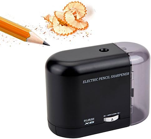 Electric Pencil Sharpener with Auto Feature, Durable and Portable Pencil Sharpener for School Classroom, Home, Office, Studio (Batteries Not Included)