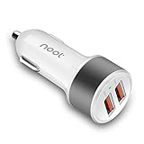 noot products 36W Dual USB Quick Charge 3.0 Fast Car Charger Charging for iPhone Xs/XS Max/XR/X/8/8 plus/7/7 Plus/6s/6s Plus/6 Samsung Note 9/8/S9/S8/Plus,Moto Z3/Z2/X4/Google Pixel 2/3 XL