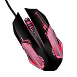 Gaming Mouse, LDesign 3200DPI Wired Gamer Mice ACC Optical Ergonomic with 4 Adju