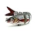 Isafish 8 Segment Swimbait Lures Crankbaits Baits Hard Bait Fishing Lures