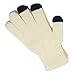 IT'S RIDIC! Warm Knitted Stretch touchscreen/texting winter gloves with a soft texture. Just thick enough to not be bulky. Off-White