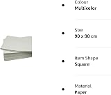 POPPIES White Paper Disposable Table Covers 90x90cm x25 Catering view 3