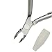 Rui Smiths Professional Cuticle Nippers | Precision Surgical-Grade Stainless Steel Cuticle Trimmer, French Handle, Single Spring, 5mm Jaw (Half Jaw)