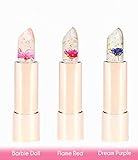 Kailijumei Lipstick, Jelly Lipstick With Flower Inside 3 Colors Gradation Lipstick For Pink Lips