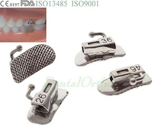 5 Set(20 Pcs), SmileOrtho 6th Molar Buccal Tube Sgl Non-Conv. Orthodontics Dental (MBT 022")