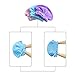 SOFTOWN Microfiber Hair Drying Towel Cap Super Absorbent for Short Hair, 1 Pack, Blue, 9 x 12 inch