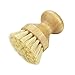 WISH Cleaning Scrub Brush for Cast Iron Skillet Pots Pans - Made of 100% Wood Handle and Coconut Bristles - Upgrated Brushes (2 Pack)