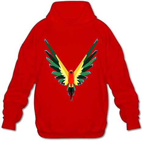 Men's Belt Sweatshirt Jacket, Logan Paul Parrot Logo Sports Hoodie Maverick Logo