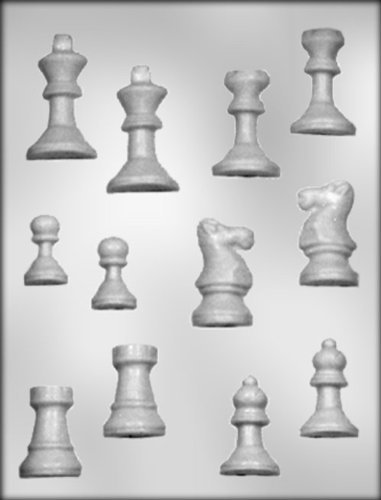 CK Products 3-D Chess Set Chocolate Mold, Garden, Lawn, Maintenance