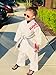 Hawk Sports Brazilian Jiu Jitsu Gi for Kids, Ultra-Light Extra Tough Premium Fabric Kids BJJ Gi for Martial Arts Training & Competition, Comfortable Perfect Fit BJJ Kids Gi - Size K4, Girls’ White