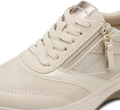 Femme Comfort Sneaker Low Basket, Ivory Comb, 37 EU