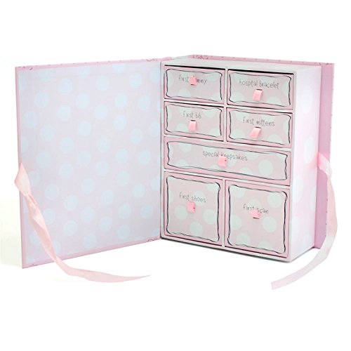 Baby Girl Compartment Keepsake Box Gift Precious Little Girl