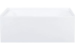 Swiss Madison Voltaire 54 X 30 Left-Hand Drain Alcove Bathtub with Apron & Armrest